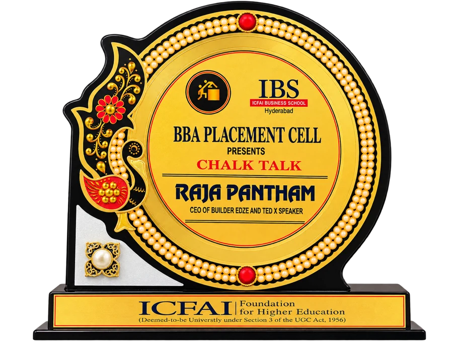 ICFAI Business School Chalk Talk memento