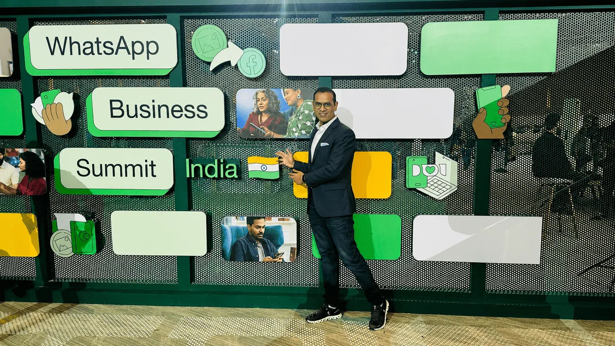 Raja Pantham at WhatsApp Business Summit India, Mumbai